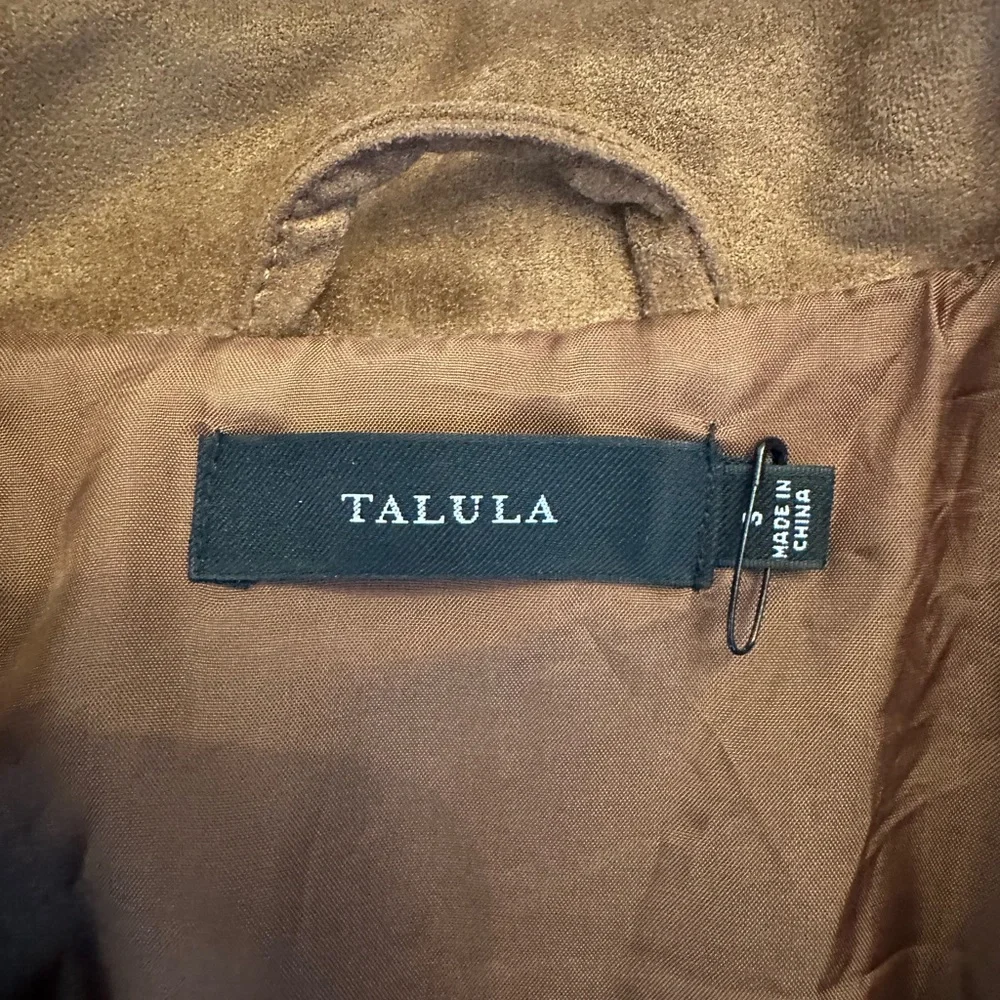 TALULA Faux Suede Moto Jacket - Picture 3 of 5